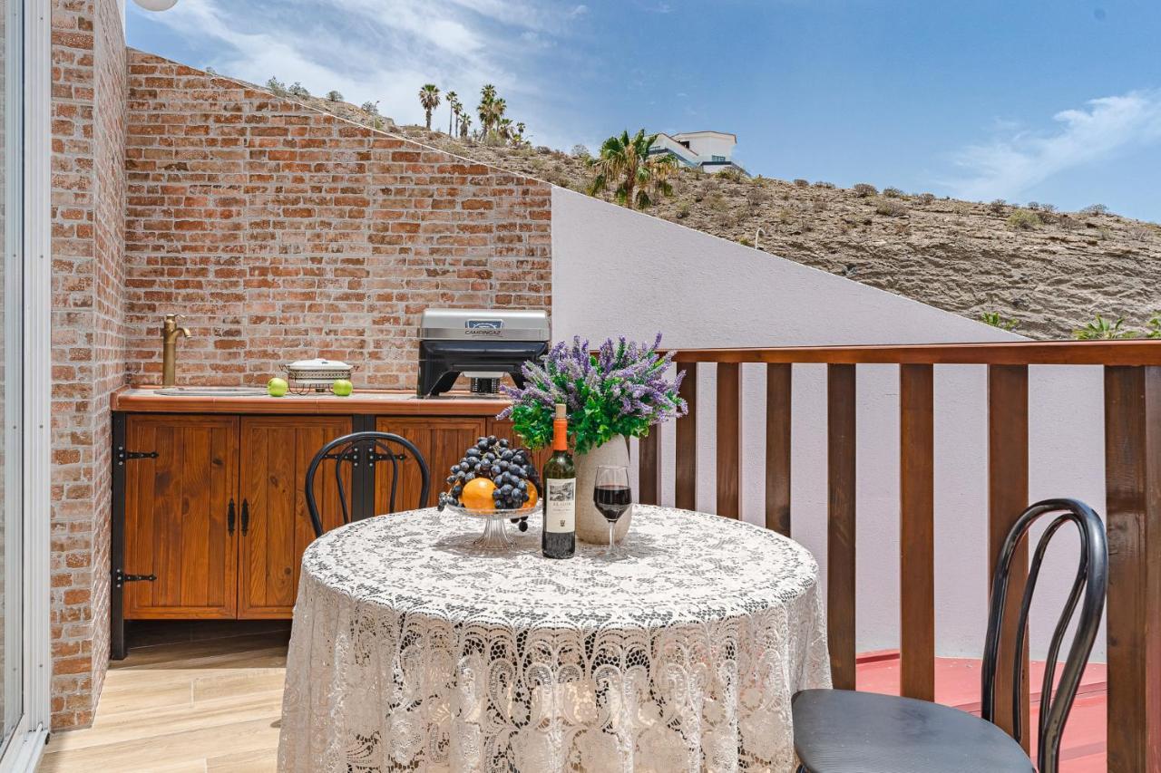 Bungalow Private Pool Bbq Air Conditioning Stunning Ocean View Costa Adeje  ภายนอก รูปภาพ