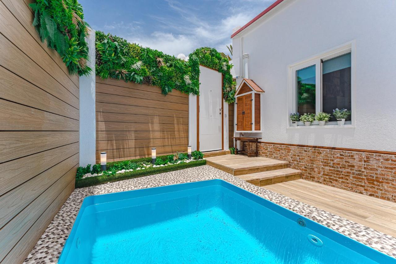 Bungalow Private Pool Bbq Air Conditioning Stunning Ocean View Costa Adeje  ภายนอก รูปภาพ