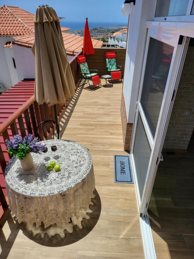 Bungalow Private Pool Bbq Air Conditioning Stunning Ocean View Costa Adeje  ภายนอก รูปภาพ