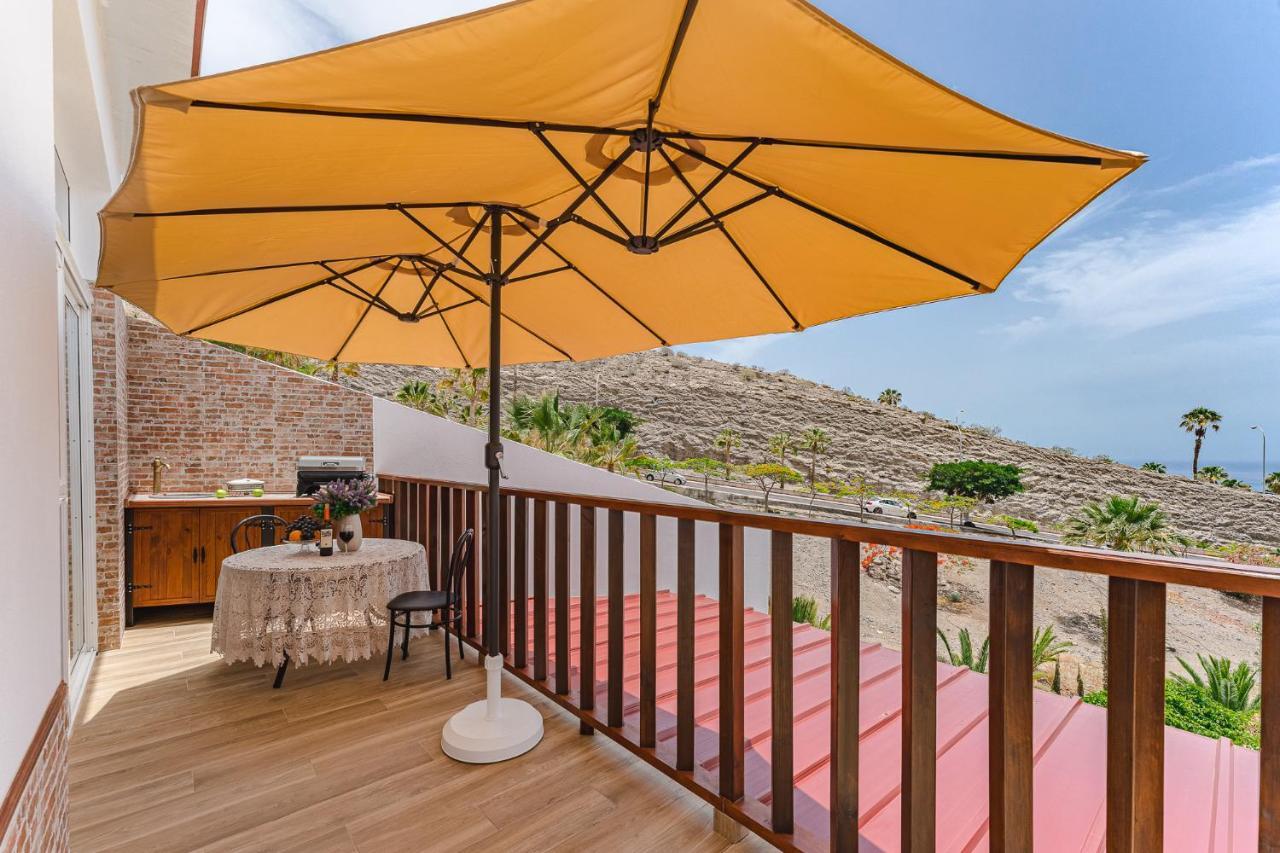 Bungalow Private Pool Bbq Air Conditioning Stunning Ocean View Costa Adeje  ภายนอก รูปภาพ