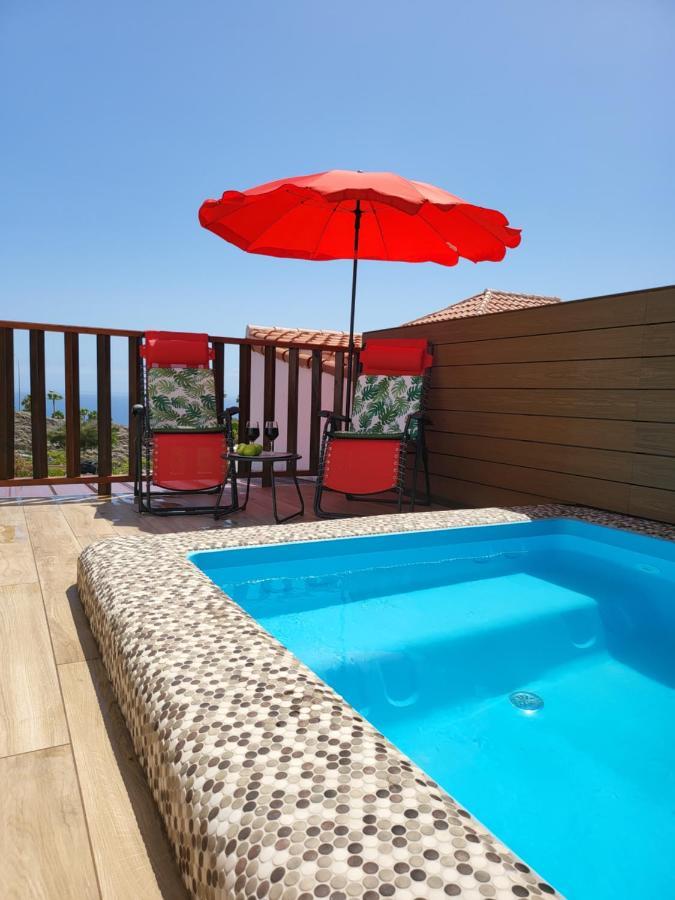 Bungalow Private Pool Bbq Air Conditioning Stunning Ocean View Costa Adeje  ภายนอก รูปภาพ