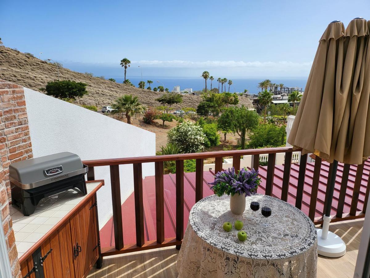 Bungalow Private Pool Bbq Air Conditioning Stunning Ocean View Costa Adeje  ภายนอก รูปภาพ